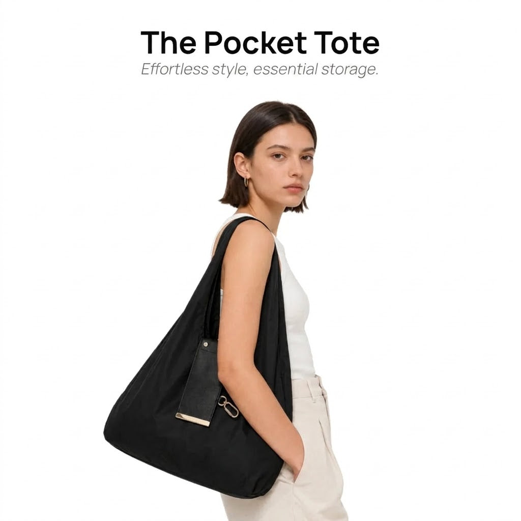 Pocket Friendly Tote Bag | Foldable Keychain Tote Bag