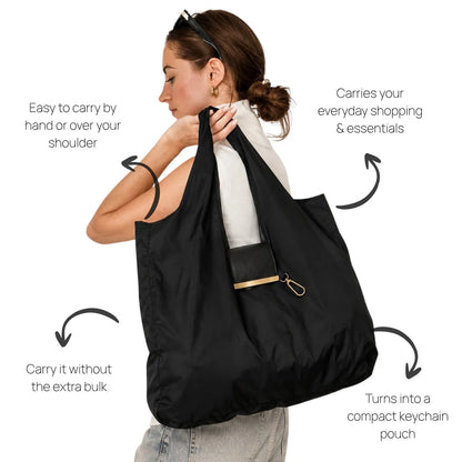 The Pocket Tote™ – Foldable, Reusable, On-the-Go