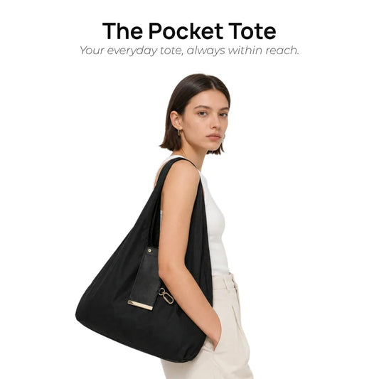 The Pocket Tote™ – Foldable, Reusable, On-the-Go