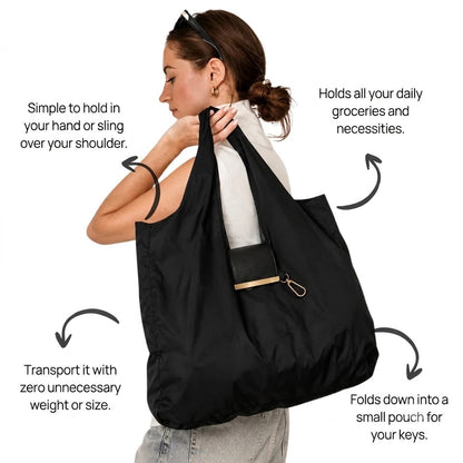 Pocket Friendly Tote Bag | Foldable Keychain Tote Bag