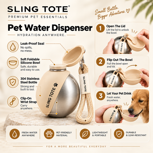 Premium Foldable Pet Travel Bottle