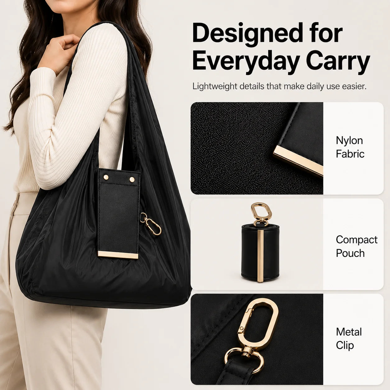 The Pocket Tote™ – Foldable, Reusable, On-the-Go